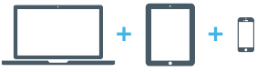 Image PC + Tablet + Smartphone